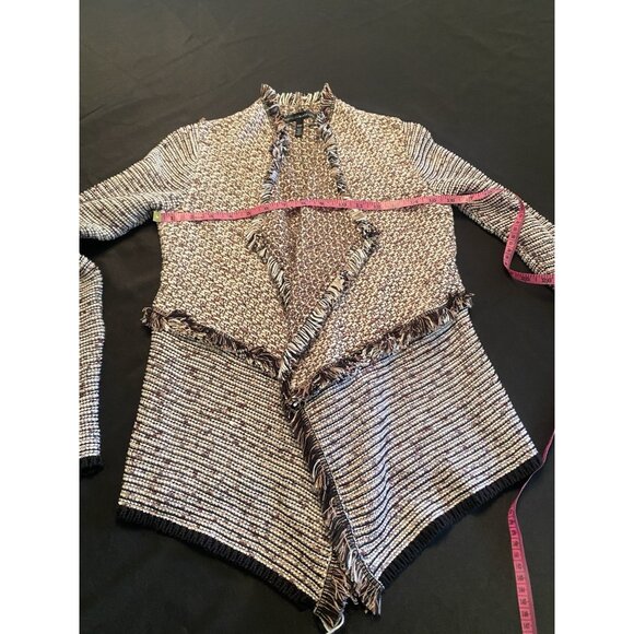 White House Black Market Multicolor Cardigan Sweater SZ XSP Waterfall Office - Picture 4 of 7